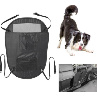 Honden barrière- auto - Veiligheidsscherm - 70 x 60 cm Zwart